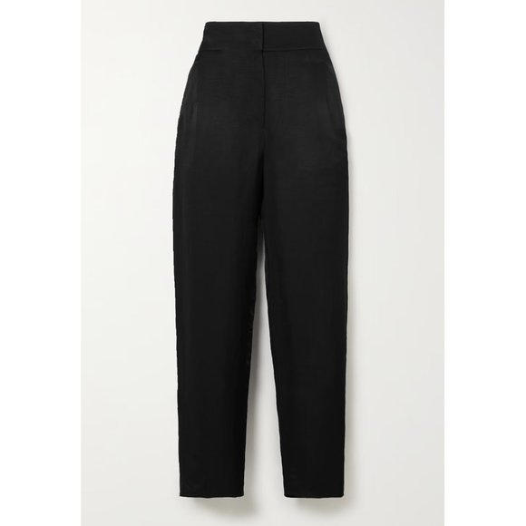 Envelope1976 Bianca Tapered Pants 25" / FR 34 / US 2 / Shiny Black Net-A-Porter - Picture 3 of 10